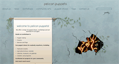 Desktop Screenshot of pelicanpuppets.com.au